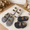 Zapatos de Punto Estilo Coreano para Niñas Estilo Pequeño Chanel Zapatos de Salón 2026 Otoño/Invierno Nuevos Zapatos de Salón Mary Jane con Suela Suave Zapatos de Princesa con Lazo