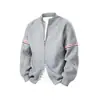 Produto mais vendido: Jaqueta Suéter de Tricô Cardigan com Zíper, Suéter de Tricô Transfronteiriço para Homens