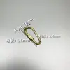 Ventas Directas de Fábrica Hebilla de Latón en Forma de D Llavero Metálico en Forma de U Llavero Multifuncional Hebilla de Anillo en Forma de D Accesorios Dly