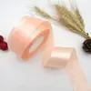 Fita de cetim de 4cm, fita vermelha colorida, fita para DIY, material de rosa, decoração de seda, embalagem de presente para bolo atacado