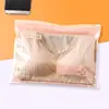 Bolsa con cremallera para sujetador de ropa interior universal para mujer, bolsa transparente para ropa, bolsa autosellante, espalda hermosa, bolsa de embalaje de plástico