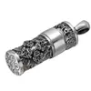 Joyería de plata de ley S925 al por mayor Plata tailandesa mantra clásico de seis caracteres Encendedor de mortero de diamante Colgante de caja Gabu para hombres y mujeres