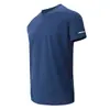 Camiseta de Manga Corta de Verano Nueva Cross Europe para Hombre Secado Rápido Deportiva para Correr Fitness Entrenamiento Top Casual En Stock