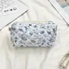 5424 Estuche Acolchado con Relieve de Dibujos Animados, Bolsa de Maquillaje de Mano, Bolsa de Almacenamiento de Gran Capacidad para Mujer, Estuche para Lápices de Papelería para Estudiante con Cremallera
