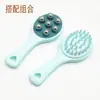 Masajeador de Cabeza Abdominal de Siete Bolas Silicona Champú para el Cabello Cintura Delgada Aparato de Fitness Magnético Belleza Corporal Pelota para Piernas Masaje