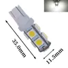 Luz LED de posición para coche 168 194 T10 5050 9 SMD luz de lectura indicador luz de matrícula W5W