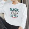 Camiseta de Manga Larga de Algodón Puro de Peso Pesado para Hombre 260g Nueva Colección Otoño e Invierno Camisa para Capas Estilo Americano Holgada de Algodón Camisa de Otoño