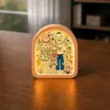 Porta-Retrato Acrílico Personalizado Luz Noturna Personagem de Desenho Animado Animal de Estimação Lembrança Lâmpada de Cabeceira Ornamento de Mesa Presente para Estudante