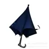 Guarda-chuva de Cabo Longo para Homem de Negócios Guarda-chuva de Golfe Grande Reto Duplo Automático Guarda-chuva Quadrado Impresso com Logo Presente