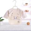 0-3 meses roupas recém-nascido algodão puro novo bebê recém-nascido cavando camisa de volta com cadarço top meia volta roupas monge roupas