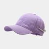 Gorra de béisbol con prendedor de diamantes de imitación para mujer, ajustable, con protección solar, para rostro pequeño, marca Tide.