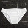 Ropa interior popular transfronteriza para hombre, calzoncillos finos transparentes transpirables de seda helada, de tiro bajo, para estudiantes, sexy, venta directa del fabricante