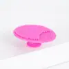 Cepillo para Lavar la Cara Cepillo de Silicona para Lavar el Cabello Cepillo Facial de Silicona Manual Limpieza Profunda Cepillo Facial Exfoliante