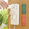 Soporte para enchufes Toma de corriente de pared Almacenamiento enchufable Cable de datos Tablero enchufable fijo sin perforaciones Adhesivo de pared para cables