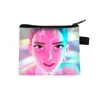 Nova Carteira Curta de Poliéster com Design Simples, Estampa de Anime, Carteira de Grupo Feminino Caçador de Demônios K-Pop, Porta-Moedas e Cartões