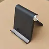 Suporte para celular de mesa, cabeceira, tablet, transmissão ao vivo, aparência metálica, universal, ajustável, dobrável