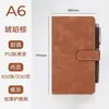 Cuaderno A6 Puede Imprimir Logo Oficina de Negocios A5 Libro de Bolsillo de Cuero Suave Cuaderno de Estudiante Libro Pequeño Puede Grabar Palabras