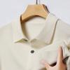 Casaco de lã 100% de abotoamento simples masculino lapela cardigã de tricô moda casual nova primavera e outono suéter masculino