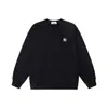 Sudadera con capucha de forro polar básica, unisex, con insignia micro de logo pequeño clásico de Stone, auténtica, transfronteriza, prenda de abrigo