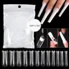 Arte de Uñas Moldeado Extensión Rápida de Molde para Uñas Piezas de Uña de Fototerapia de Cristal Sin Bandeja de Papel con Escala Bolsas de 60 Piezas