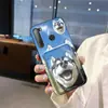 Adequado para Capa de Celular Htc, Cartão Criativo para Selfie, Porta-Cartão Refrescante para Cachorro, Troco, Borda Completa, À Prova de Poeira Texturizado Tendência Gato