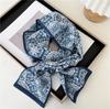 Bufanda Larga de Seda Doble Cara para Mujer, Ropa Profesional, Cinta Ol, Nuevo Estilo Coreano de Primavera y Verano, Bufanda Decorativa Pequeña, Banda para el Cabello de Gota de Agua