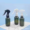Botella rociadora pequeña de 100 ml para hidrosol, botella rociadora verde oscuro de cuello fino para regar flores, botella rociadora de agua para flores