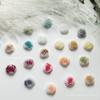 Nueva camelia floreciente joyería para uñas rosa luminosa decoraciones para uñas puro querer usar joyería para uñas al por mayor