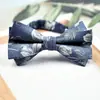 Pajarita Jacquard de Doble Capa para Hombre Otoño 2025 Nueva Ejecutiva de Negocios Novio Boda Borgoña Vestido Formal Lista para la Venta