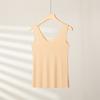 Verão Plus Size Gordo mm Camisola Sem Costura Seda Gelo Top Curto Feminino Solto Tubinho Íntimos Decote V Camiseta Segunda Pele