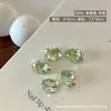 Pedras de Strass para Unhas K9 Ovo de Pombo, Celebridade da Internet Super Brilhantes Esmeralda Oval Grandes Pedras de Strass Sem Base, Bolas de Strass para Nail Art Prontas