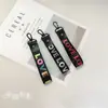 AMOR Fita de Letra Colorida Fantasia Corda para Lanyard de Celular Acessórios para Capa de Celular DIY Corda para Bolsa Artesanal com Pescoço
