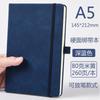 Cuaderno A5 con Inserto para Bolígrafo, Superficie Suave, Libreta Moderna y Sencilla, Set de Cuero PU, Páginas Interiores Engrosadas con Logotipo Imprimible