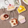 Colgante de cadena de cuentas de caramelo acrílico de dibujos animados, accesorio para mochila, decoración para estuche