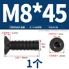Tornillos de Cabeza Avellanada Hexagonal Grado 10.9 Negros Tornillos de Cabeza Plana Tornillos de Copa Plana Mm2.5M3M4M5M6M8M10