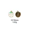 Bonitos Frutas Fresa Cereza DIY Aleación Perla Gota de Aceite Accesorios de Joyería Transfronterizos Accesorios para el Cabello Llavero Colgante