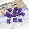 Perla de Imitación ABS Forma de Flor Mini Mariposa Cuentas Espaciadoras Hechas a Mano Cuentas DIY Pulsera Llavero Accesorios de Joyería Pegamento Cremoso