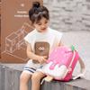Mochila Escolar Infantil Fofa Estilo Coreano Jardim de Infância Meninos e Meninas Desenho Animado Sorvete Casca de Ovo Mochila Infantil para Passeio Leve