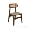 Sillas de comedor de madera maciza Foshan para restaurantes, cafeterías, restaurantes, cafés, establecimientos de comida, comedor de hotel y casa de huéspedes