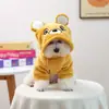 Roupas Prontas para Animais de Estimação, Fofas de Inverno Quentes Desenho Animado de Flanela Duas Patas Fantasias de Transformação para Filhotes e Gatos