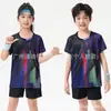 Uniformes de tenis de mesa para hombres y mujeres, tops deportivos de manga corta para niños, compra al por mayor para entrenamiento de competición, uniformes deportivos transpirables de secado rápido para equipos deportivos