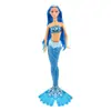 Casa de juegos transfronteriza Traje de sirena para niños Muñeca columpio móvil articulada de bricolaje Juguete de entrenamiento de buceo