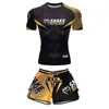 Traje de Entrenamiento de Artes Marciales Sanda Set Secado Rápido Lucha Boxeo Fitness Niños Transfronterizo Tela de Licra