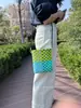 Bolso de Hombro Colorido Macaron Bolso para Teléfono Móvil 2026 Nuevo Estilo Bolso Tejido a Mano Estilo Coreano Bolso Cruzado de Nicho Billetera