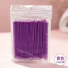 Cotonetes cosméticos nano com pontas finas para maquiagem dos olhos, aplicação de delineador, remoção de cílios, limpeza e tatuagem