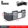 Mostrador de Caja de Supermercado Meiyijia Personalizado Combinación de Gabinete para Tabaco y Alcohol Estante de Exhibición Mostrador de Caja Todo Acero Mármol para Tienda de Conveniencia