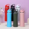 Copo térmico portátil Cross-Border em aço inoxidável 304, ideal para esportes ao ar livre, com isolamento térmico e design que permite beber duas bebidas simultaneamente. Perfeito para quem busca um copo fino e elegante para emagrecimento.