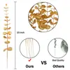 Tallos de Hojas de Eucalipto Artificial Transfronterizo Hojas de Eucalipto Ramas Verdes Decoración Muebles para el Hogar Boda Plantas Verdes al por Mayor