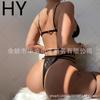 2022 nuevo AliExpress Europa y Estados Unidos explosiones superventas sexy body de tirantes encaje tentación perspectiva lencería sexy mujer