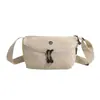 Bolsa de Tela Oxford Japonesa Ultraligera Repelente al Agua Unisex Versátil Bolso de Hombro Cruzado Nylon Ligero Práctico Bolso tipo Silla de Montar